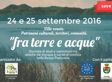 Save de date Fra terre e acque